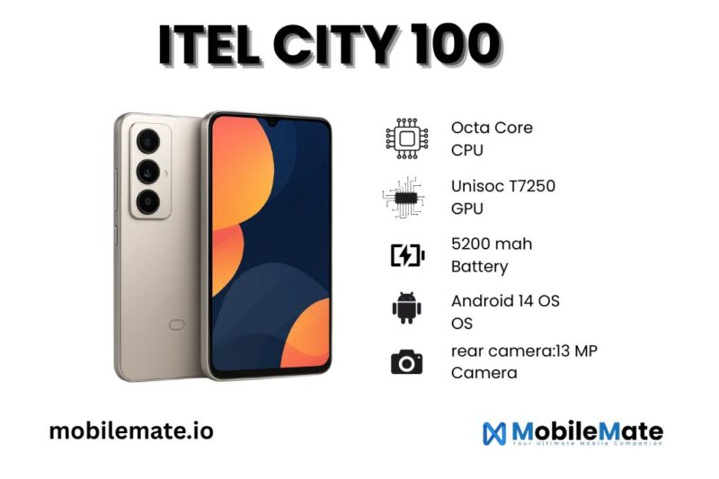 ITEL CITY 100 – Features, Specs, and Price in Pakistan