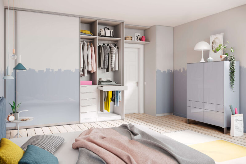 Corner Wardrobe Sliding Doors by Raumplus: Smart Space, Seamless Style