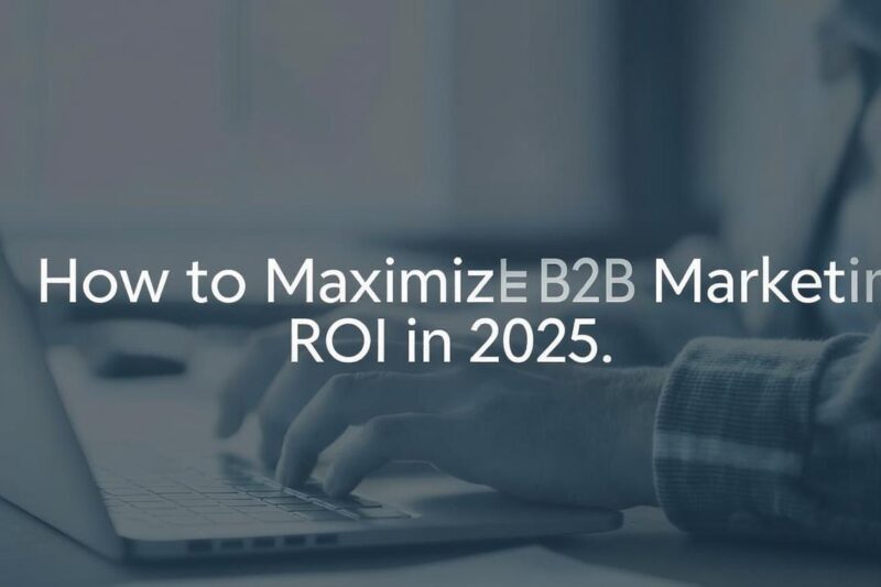How to Maximize B2B Marketing ROI in 2025