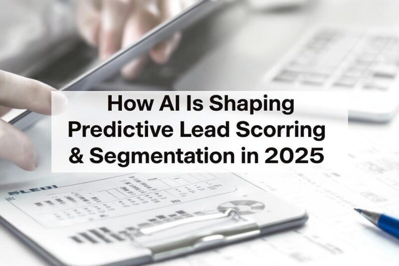 How AI Is Shaping Predictive Lead Scoring & Segmentation in 2025