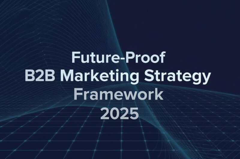 Future-Proof B2B Marketing Strategy Framework 2025