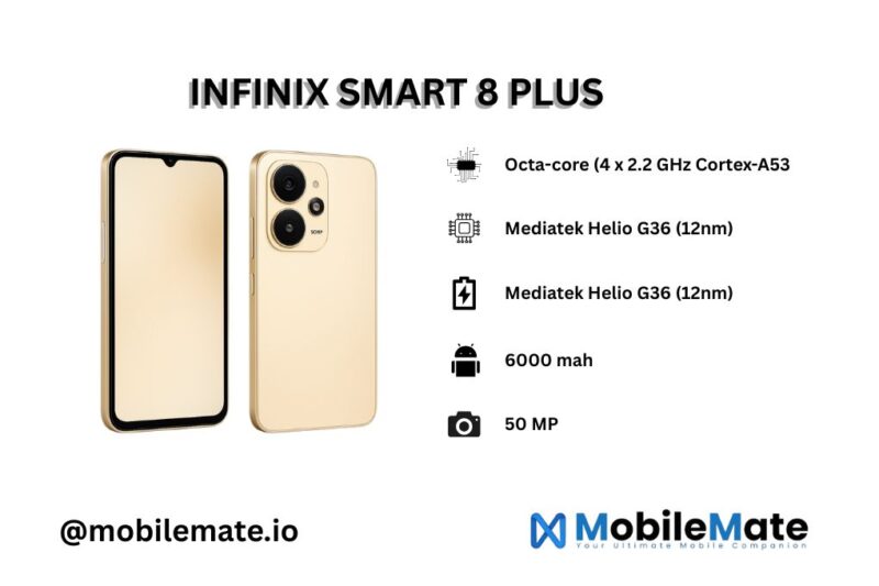 Infinix Smart 8 Plus Full Review with Price in Pakistan