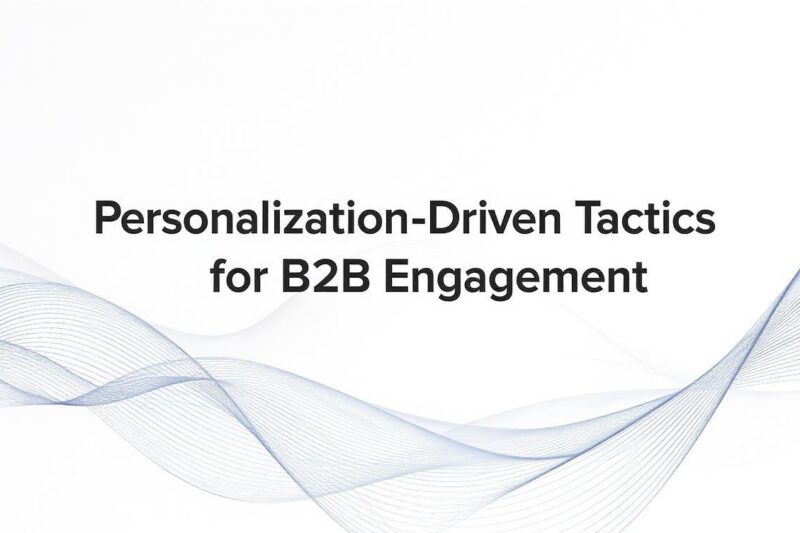 Personalization-Driven Tactics for B2B Engagement