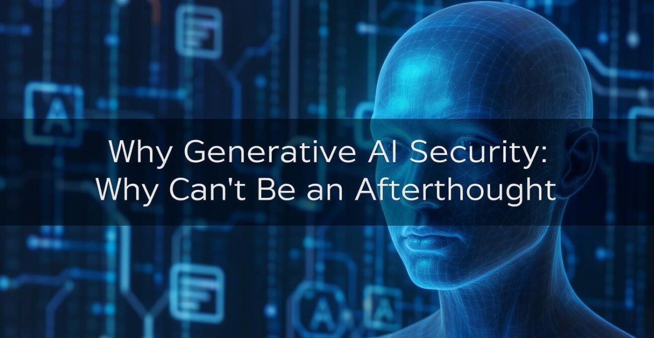 Why Generative AI Security Can’t Be an Afterthought