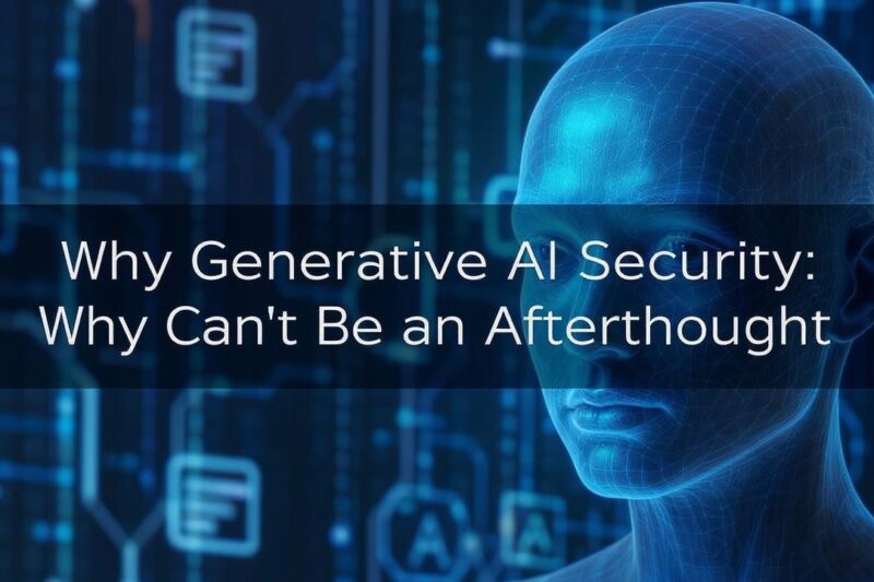 Why Generative AI Security Can’t Be an Afterthought
