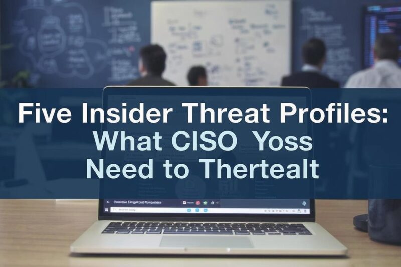 Five Insider Threat Profiles: What CISOs Need to Know