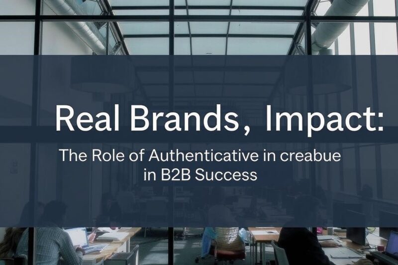 Real Brands, Real Impact: The Role of Authenticity in B2B Success