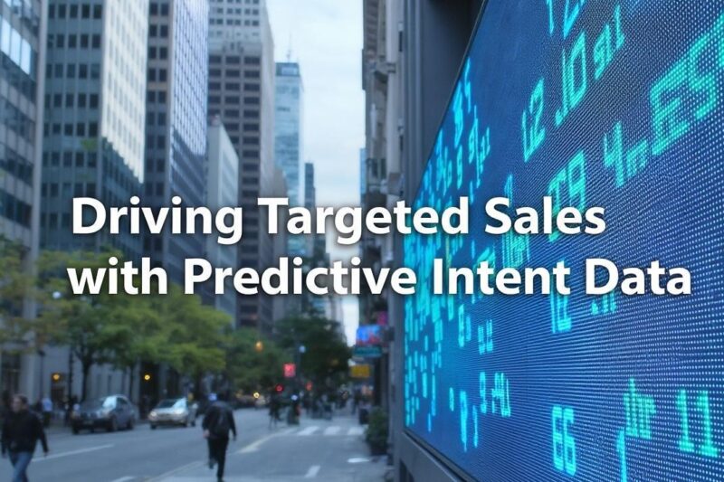 Driving Targeted Sales with Predictive Intent Data