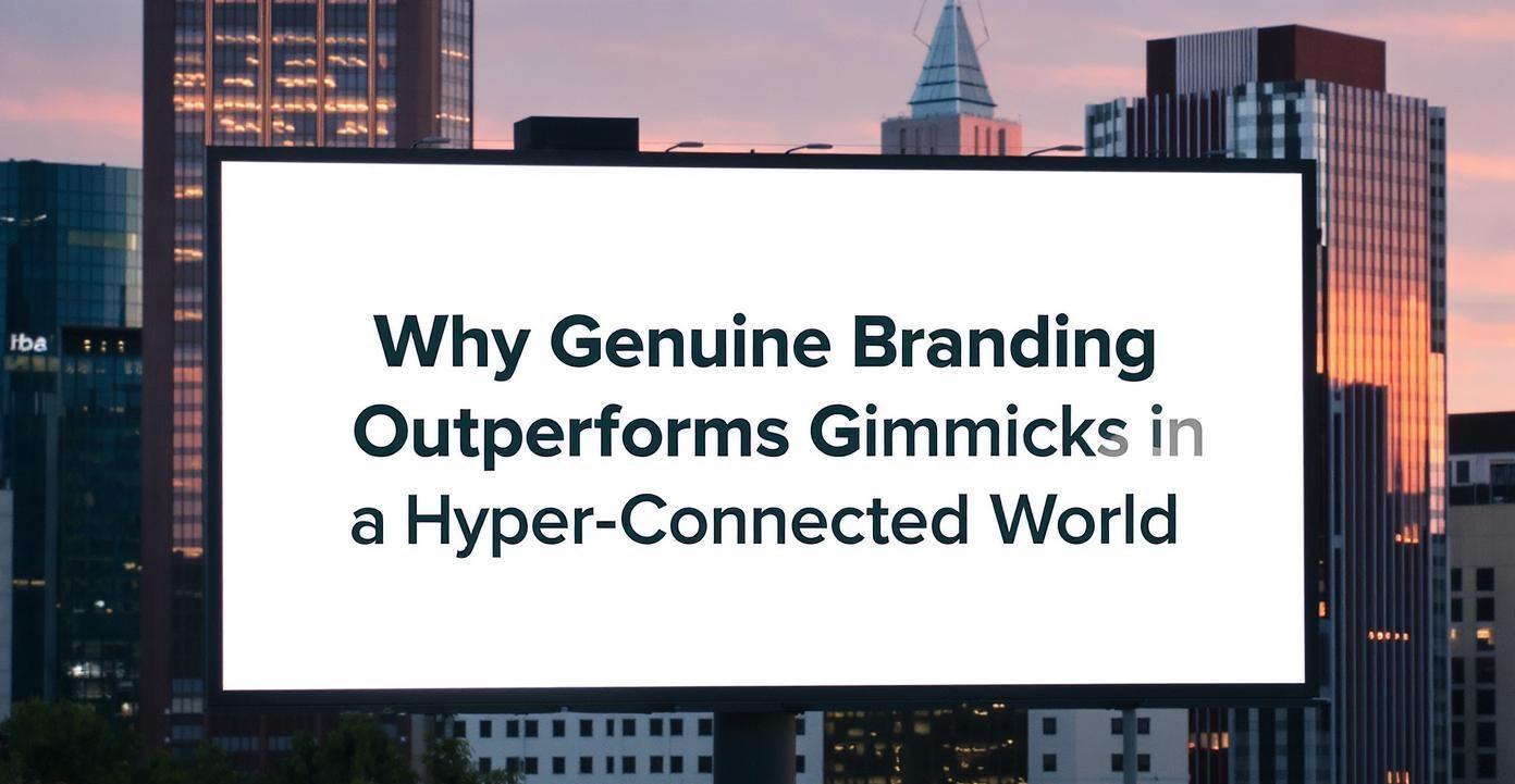 Why Genuine Branding Outperforms Gimmicks in a Hyper-Connected World