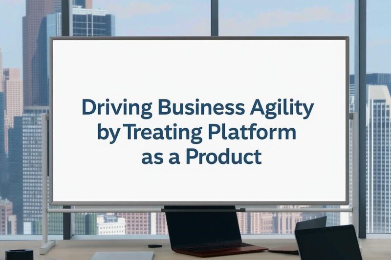 Driving Business Agility by Treating Platform as a Product